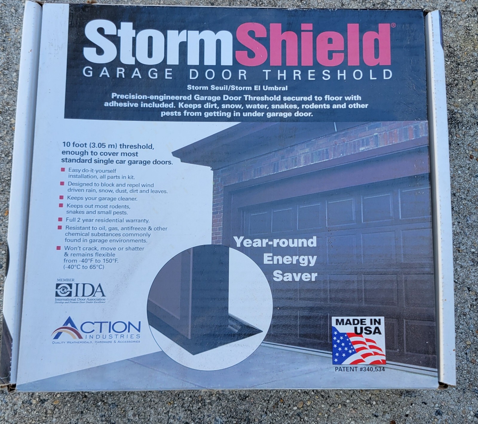 Storm shield garage door threshold eBay