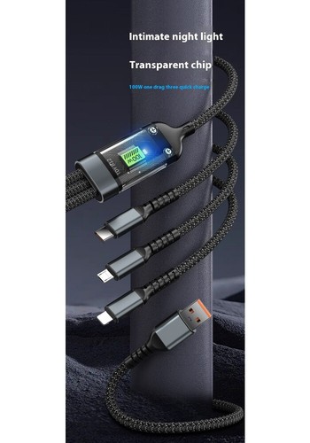 100W Fast Charging Data Cable Indicator is Suitable For Apple/Android/Universal - 第 13/42 張圖片