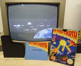 To The Earth Nintendo 8 Bit NES Pal Italian Version 1989 Boxed & Tested
