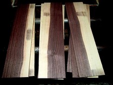10 PIECES THIN, SANDED, KILN DRIED, SAPPY WALNUT 12" X 4" X 1/4" LUMBER
