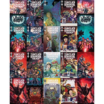 TMNT x Stranger Things (2023) 1 2 3 4 Variants | IDW | FULL RUN / COVER SELECT