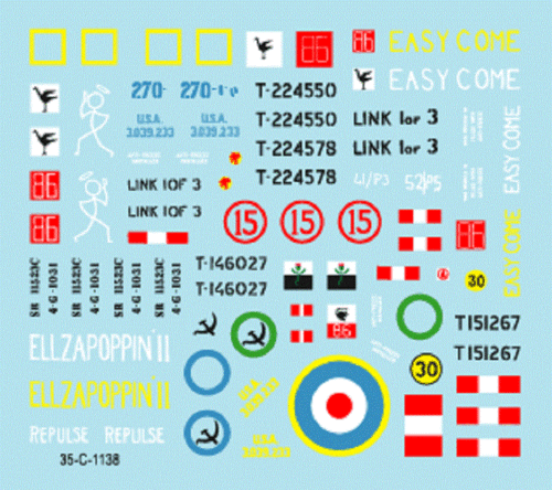 Star Decals 1/35 British Sherman Mk.III in Italy 1943-44 decal 35C1138 - Picture 2 of 2