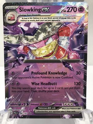 slowking ex pokemon card value #86 Paldea Evolved Price Attack 2 Slowking ex # 086 Scarlet