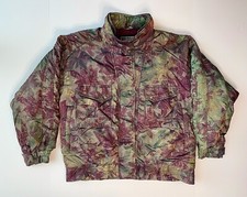 Tresspass Vintage Womens Purple Green Jacket Leaves Pattern Ski Escape Snowboard