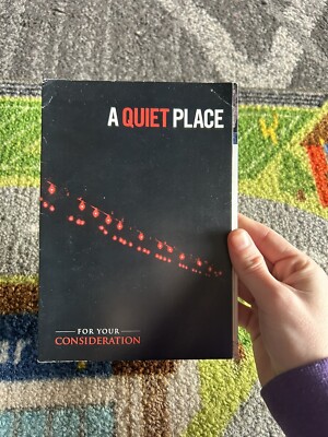 A Quiet Place 2018 FYC DVD Awards Screener Promo Emily Blunt John Krasinski Rare