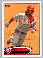 2012 Topps  Baseball #64 Michael Martinez  Philadelphia Phillies