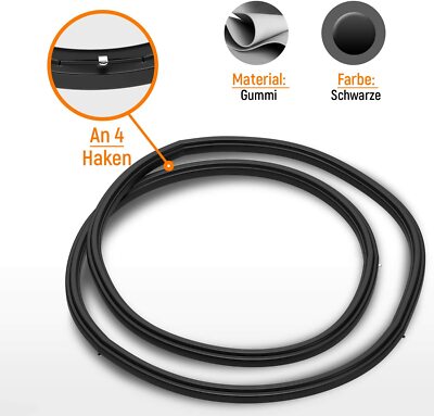 Guarnizione Per Porta Forno Con 4 Ganci Compatibile Con Indesit - Ariston C00081579 | Ricambio Resistente Al Calore, Chiusura Ermetica, Facile Da Installare - Foto 11