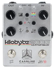 Caroline Guitar Company Kilobyte 2000 Delay Pedal - Silver