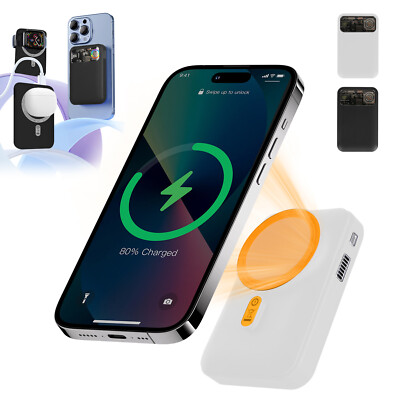 10000mAh Wireless Power Bank 18W Fast Charger Built in Turbo Cooling Fan