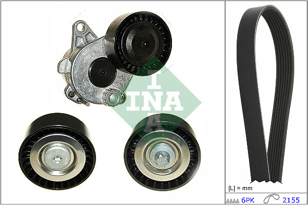 529 0479 10 INA Keilrippenriemensatz FüR MERCEDES-BENZ-image