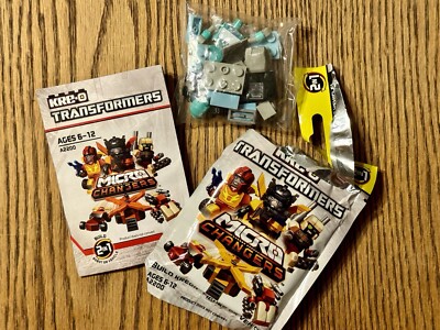 Hasbro KRE-O Transformers Blind Bag Autobot Kup Opened Pouch, Sealed Contents