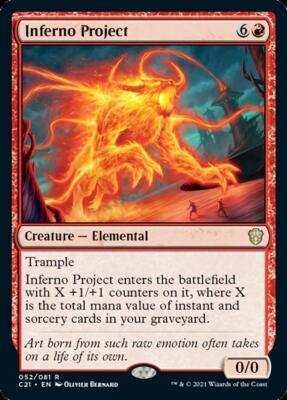 Inferno Project [Commander 2021] Magic MTG