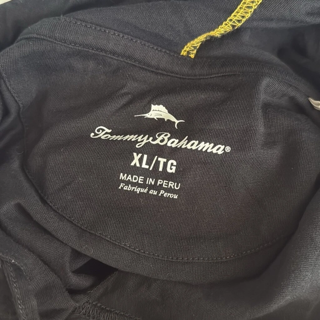 PALM ANGELS Felpa con cappuccio pullover uomo Tommy Bahama nero Los Angeles Chargers Artsy Palms XL