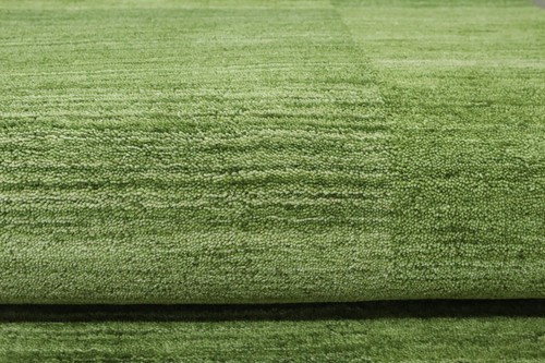Verde Ponte Tappeto 100% Lana 70x315 CM Artigianale Runner Tessuto a Mano T983 - Foto 2 di 5