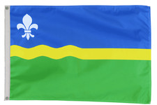 Flevoland Flag with Eyelets - Handmade in the UK