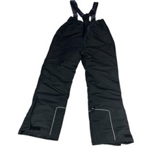Phibee Outdoor Black Insulated Waterproof Snow Ski Pants Girls Size 134/140 US 8