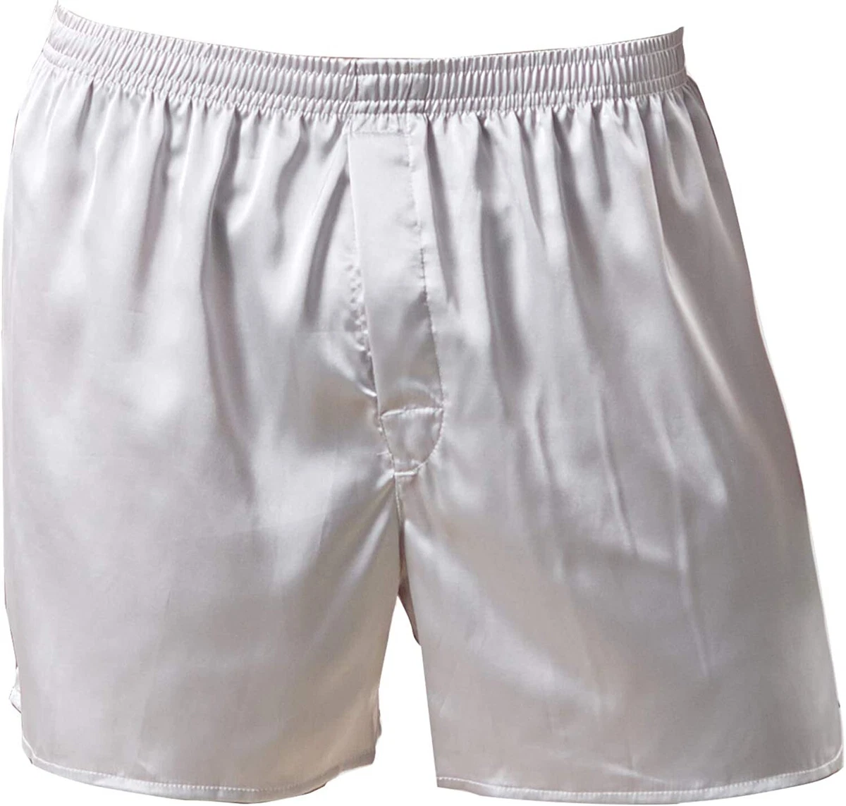 Mens Satin Boxer Shorts Silk Boxers Underwear Sleep Shorts Pajama