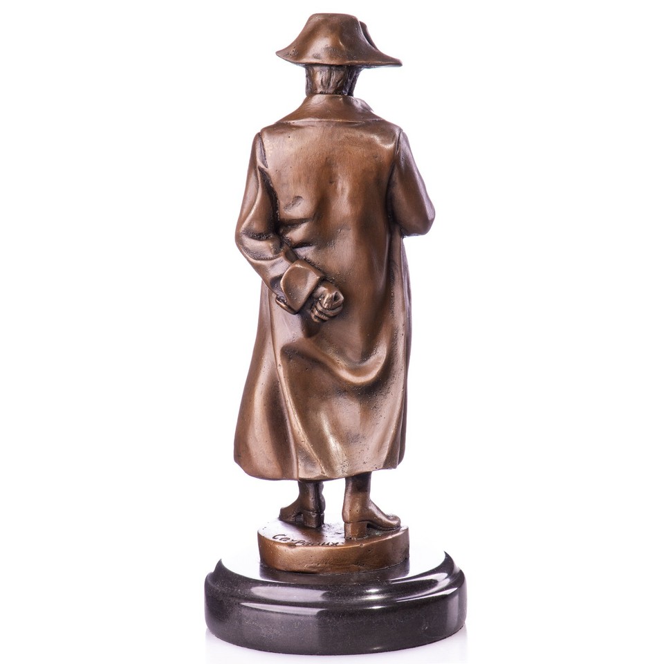 Vintage Statue en bronze Napoléon Sur un Marbre noir Signée eBay