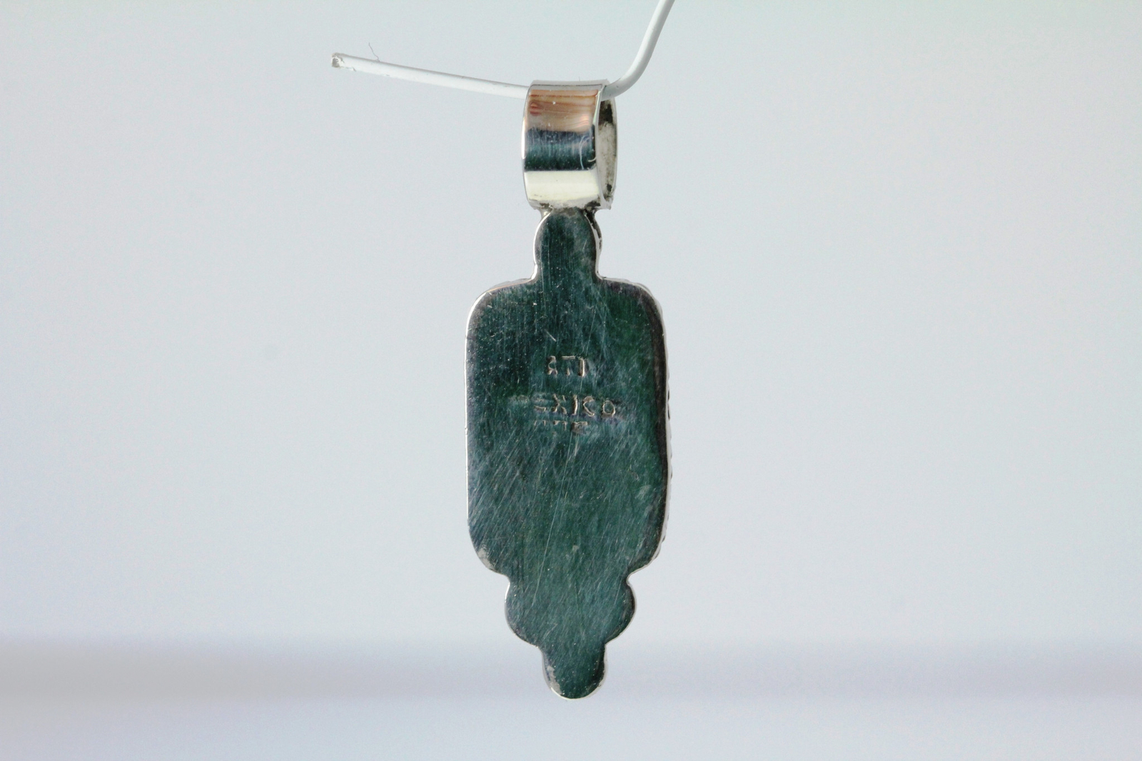 Sterling Silver Blue Rectangular Stone Rope & Bea… - image 8