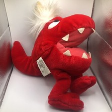 Teddy Ruxpin L.B. Bounder Hand Puppet Red Plush Worlds of Wonder Vintage Toy