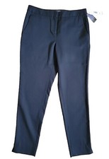 New PENDLETON Wool BLACK Stretch Pants Flat Front Zip Straight Unlined 189