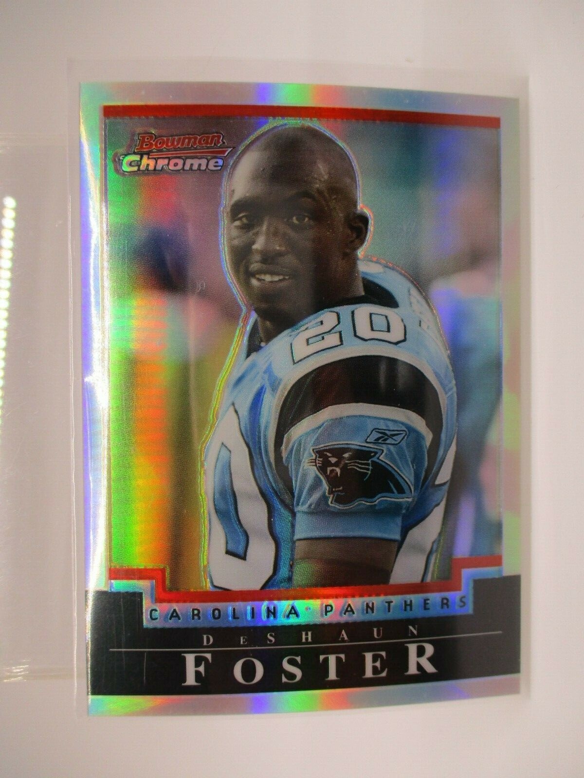 2004 Bowman Chrome Refractors #38 DeShaun Foster PANTHERS /500