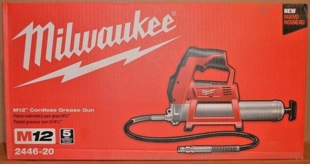 Milwaukee M12 Cordless Grease Gun 2446 