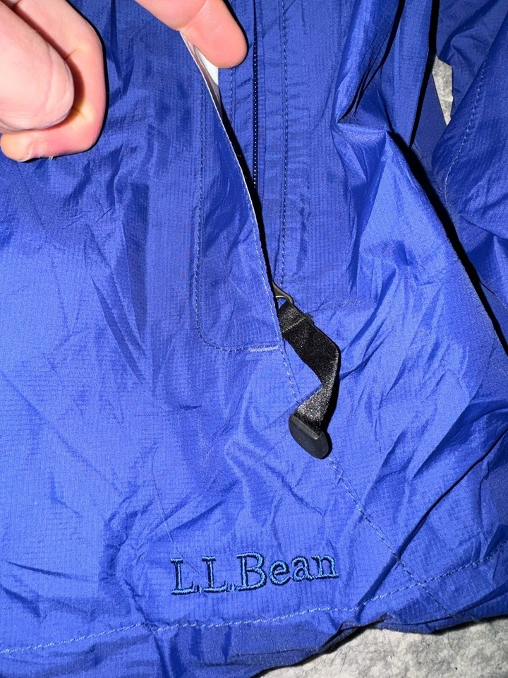 L.L. Bean Gore-Tex Waterproof Jacket W/ Lining Blue OAKN3 Women’s Size XL Reg - Image 4 of 4