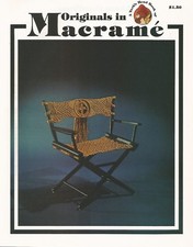 Originals in Macrame Turk's Head Vintage Macrame Patterns Hanging Swag Lamp NEW