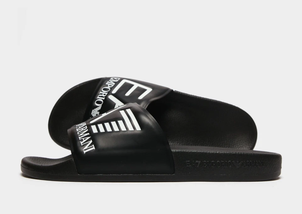 Emporio Armani EA7 Seaworld Slides ® ( UK Size 6 EUR 40 ) Slipper Beach Summer