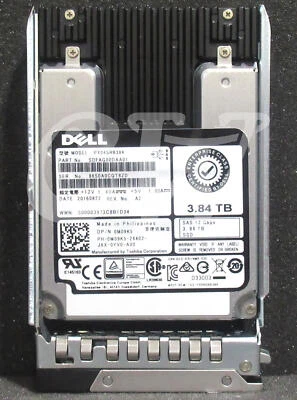 0M09K5 PX04SRB384 Dell GEN14 3.84TB MLC 12Gbps 2.5" SAS Solid State Drive (SSD)