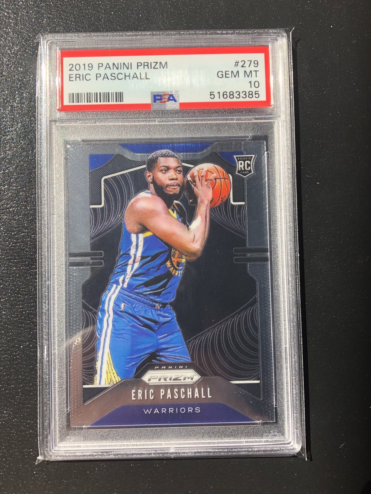 2019 Panini Prizm Eric Paschall RC PSA 10 Gem Mint #279 Rookie