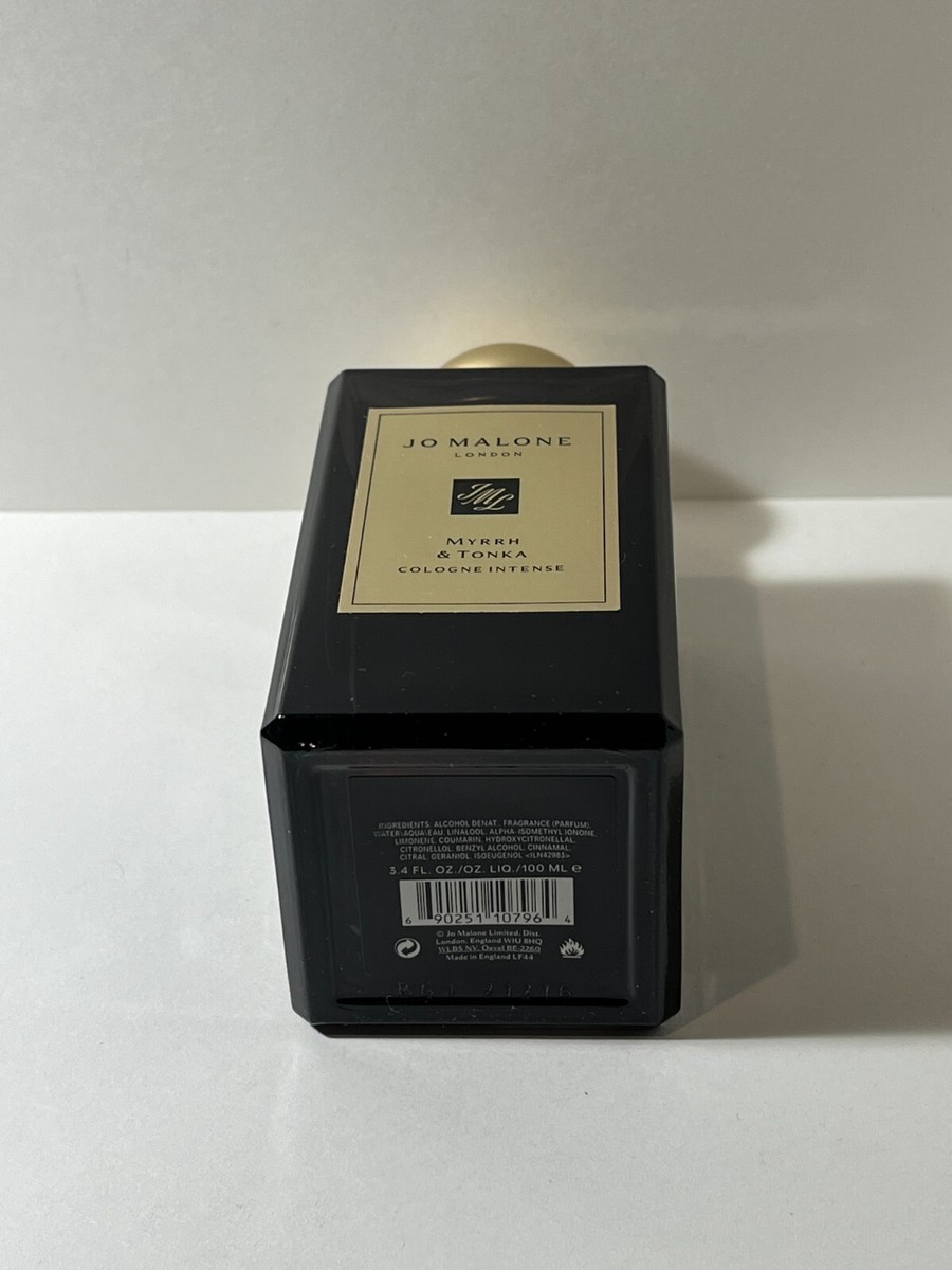 Jo Malone Myrrh & Tonka Cologne Fragrance Intense 3.4oz Jo Malone Myrrh & Tonka Cologne Fragrance Intense 3.4oz
