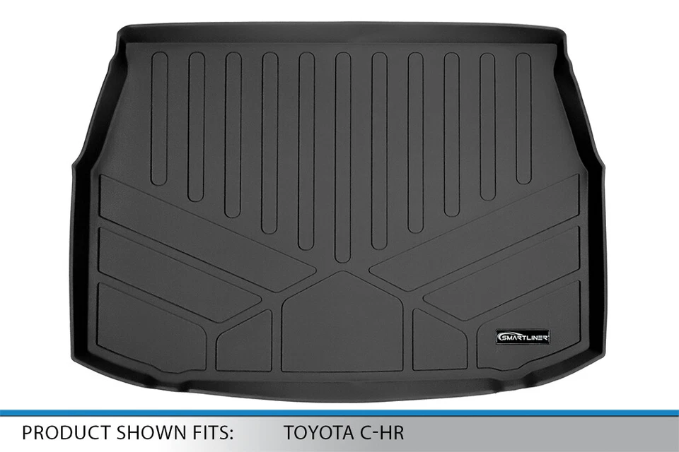 SMARTLINER Cargo Liner Custom Fit Floor Mat Black For 2018-2022 Toyota C-HR Foto 3 de 4