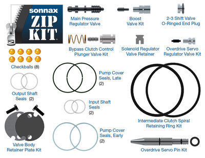 Fits Ford AODE 4R70W 4R75W Transmission Sonnax Shift Kit AODE-4R75E-ZIP