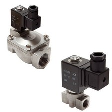 2/2-Wege Elettrovalvola IN Acciaio Inox Normalmente Chiuso G1/8 " Fino G2 " Aria