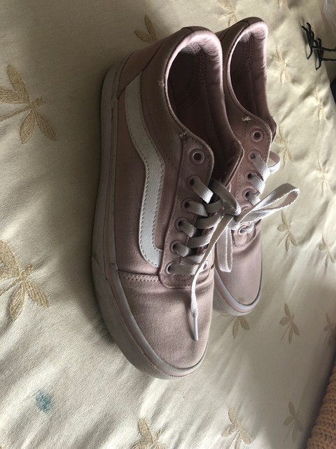 blush vans old skool