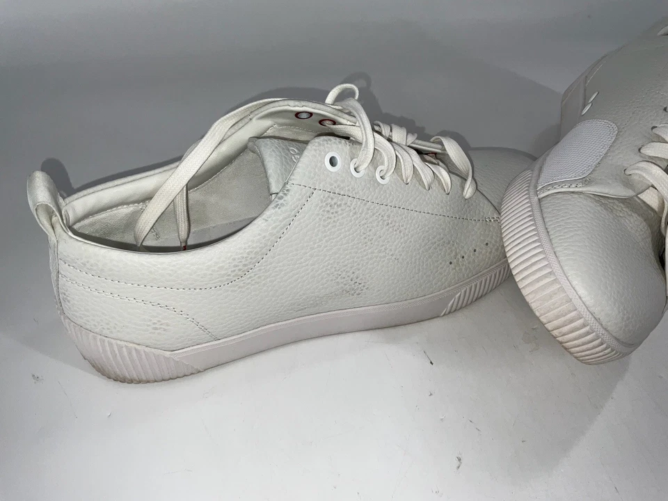 Тренеры Hugo Boss Zero Tenn Gr A размер 44 белая кожа 50471315 YGI L3S-11 - Изображение 3 из 4