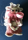 Two Handmade stuffed Mouse animal Ornaments/ Figurines — photo 4