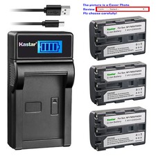 Kastar Battery LCD Charger for Sony NP-FM50 BC-VM50 Sony DCR-TRV350 DCR-TRV355