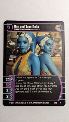 2004 Star Wars: The Trading Card Game - Phantom Menace Ann and Tann Gella #1/90