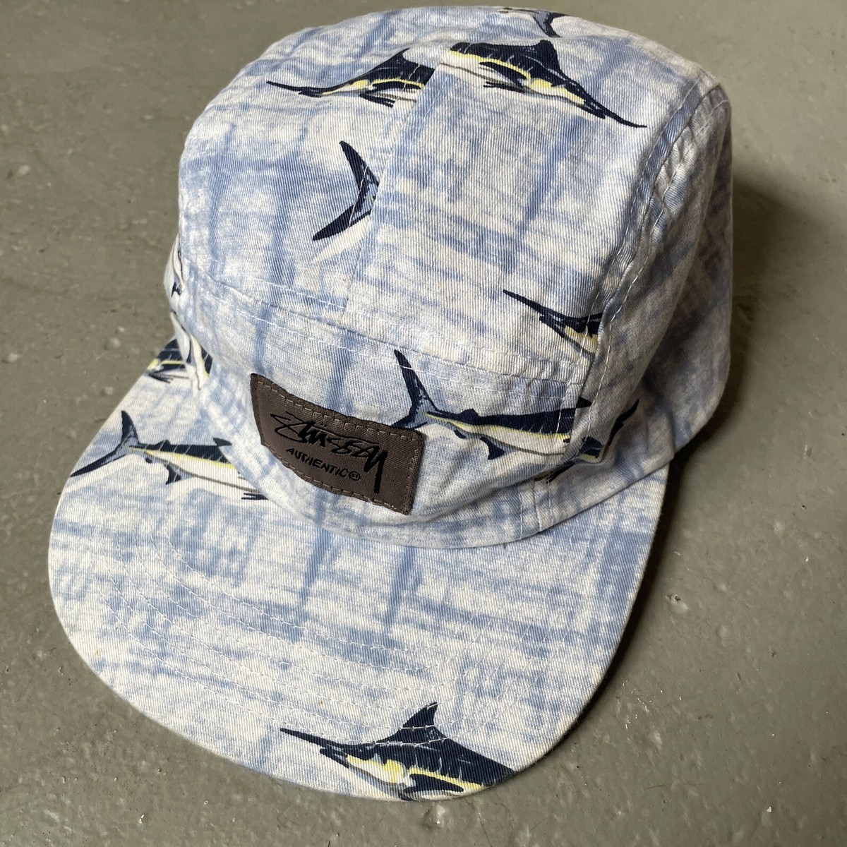 帽子 old stussy 5panel cap vintage y2k Vintage 2000s Stussy Trumpet 5 Panel Hat Instrument Camp Cap