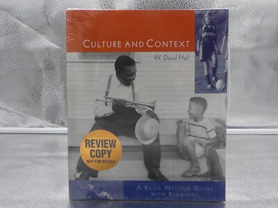 Culture And Context PB Review Copy W. David Hall A Basic Writing Guide