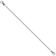 Doppelkarabiner Biker Kette Messerkette Schlüsselkette Geldbeutel 62cm Messer HA