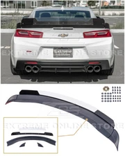 For 16-Up Camaro 1LE Extended Track Style Rear Trunk Lid Wing Wickerbill Spoiler