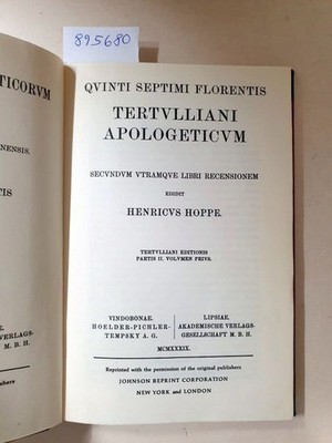 Corpus Scriptorum Ecclesiasticorum Latinorum : Vol. LXIX : Quinti Septimi Floren