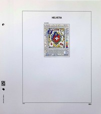 Switzerland Souvenir Sheet Collection On Davo Album Pages 2000-2008 MNH