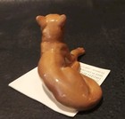 VINTAGE MINIATURE HAGEN RENAKER WILD MOUNTAIN LION CAT W/Card 1995 — photo 4