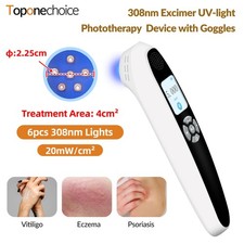 6 Diodes 308nm UV Light Physical Therapy Home Device for Skin Disorders 20mW/cm 