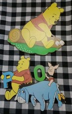 Winnie the Pooh Vintage Wooden Wall Decoration Disney